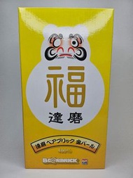 開封品。Medicom Toy BE@RBRICK 400% 金色達摩