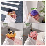 Food Cartoon Case for Samsung Galaxy Buds Core / Buds2 Pro 3D Lovely Silicone Protective Colorful Bu