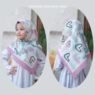 Children's Square Hijab Square Hijab Square Hijab 3-10 years