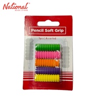 Pencil Soft Grip Assorted 5's - School & Office Supplies
