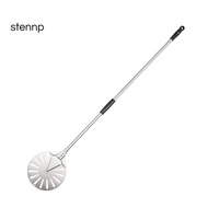 Stainless Steel 9 Inch Pizza Turning Peel and 56 Inch Alloy Handle Pizza Oven Shovel