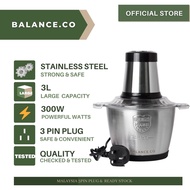 Balance.co Premium Stainless Steel Meat Grinder Food Processor Chopper Blender Pengisar Daging不锈钢绞肉机