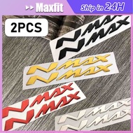 2pcs NMAX Motorcycle Sticker Yamaha Sticker Emblem Sticker Soft Adhesive 3D Emboss Embossed Sticker