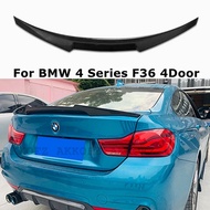 For BMW F36 4 Series 4 Door  420i 420d 428i 435i Carbon fiber rear spoiler luggage compartment lip d