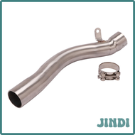 JINDI สลิปออนสำหรับ ZX-10R Kawaski ZX10R 2016-2020ท่อท่อไอเสียปรับแต่งรถจักรยานยนต์หนีกลางสแตนเลสท่อ