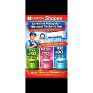 AC svc 🇸🇬Aircon Gas Top Up Singapore | R22 $50 | R410A Inverter $70 | R32 $90 | Aircon Servicing Rep