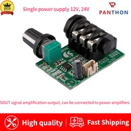 TL072 PANTHON Op Amp ความต้านทานสูง Preamplifier Preamp Pre-Amplifier บอร์ดสำหรับกีตาร์12V24V เครื่องดนตรี