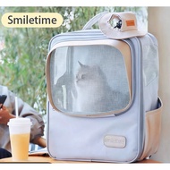 Smile Time 山上观 Back Pack Carrier Bag for Pet Suitable for 7.5kg pet 小帽兜 宠物出行包 手拎背包猫包 承重7.5kg