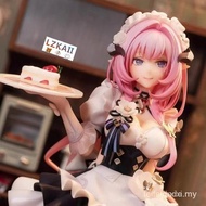 25cm Honkai Impact 3 Figures Elysia Maidservant Pink Sweetheart Anime Figure Kiana Kaslana Figurine 