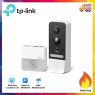 TP-Link Tapo D230S1 5MP Camera Weatherproof Smart Wireless WiFi Video Doorbell ultra-wide FOV Longer Battery Life