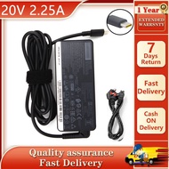 20V 2.25A Type-C laptop power adapter For Lenovo S22016 S22017 X280 E480 E580 R480 S22018 L380 X1 Ca