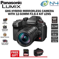 Panasonic Lumix GH6 Camera with 12-60mm f2.8-4 Kit Lens / BODY ( Free 64GB SD Card & Camera Bag )