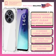 Redmi Note14ProPlus Note14Pro Note14 Crystal Clear TPU Case