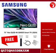 [ Delivered by Seller ] SAMSUNG 75" inch QN85D Neo QLED 4K Smart TV (2024) QA75QN85DBKXXM (75QN85D 7