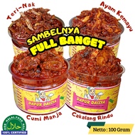 [100 GRAM] SQUID SAMBAL BABY SQUID SUWIR CAKALANG SAMBAL SUIR TONGKOL TUNA FRESH SAMBEL BABY SQUID S