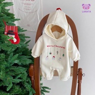 Bộ đồ giáng sinh cho bé trai bé gái chất Nỉ bông ấm áp Đồ noen cho bé trai bé gái Mẫu Mới Bodysuit c