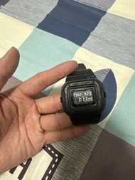Casio G-Shock 小方块黑色電子手錶 防震防水 功能正常/⌚ Casio G-Shock 黑色小方块电子表