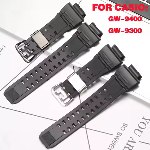 PU Watchband For Casio GW-9400 GW-9300 Strap Replacement Watch Band Men's Sports Waterproof Bracelet