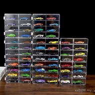 Hot Sales ✴️ Hot Wheels Storage Box Alloy Car Model TOCA1: 64 Children's Toy Domeka Transparent Disp