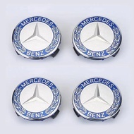 NEW 4pcs Mercedes-Benz Wheel Center Rim Caps Car Tire Hub Cap Replacement 75MM 60MM Fits all Models