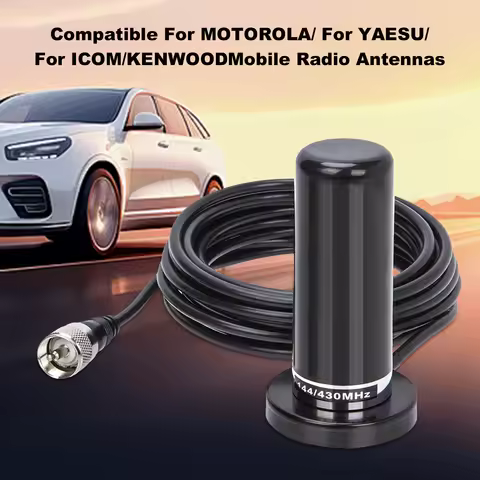 Car Mobile Radio VHF/UHF Dual Band Antenna PL259 Connector Vehicle Ham Mobile Radio Antenna for Vehi