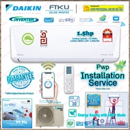 Daikin FTKU Series 1,5hp Deluxe Inverter Air Conditioner FTKU35BV1MF & RKU35BV1M(WiFi) R32