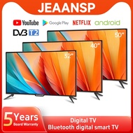 JEAANSP LED Digital TV 24/32 inch TV 40 43 50 Inch Smart TV Andriod 14.0 DVB-T2/Netflix/Youtube/Goog