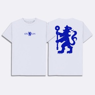 KATUN Chelsea FC London Logo T-Shirt Chelsea FC Football Distro Shirt 24s Combed Cotton T-Shirt