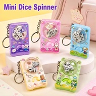 Fidget Dice Keychain Stress Relief Toy Portable Decision Maker Dice Novelty Souvenir Gift For Boys G