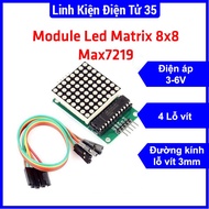 Matrix 8x8 Max7219 red led Module creates image effects and motion
