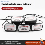 LEETERUN Battery Capacity Indicator  For Electrical Motorcycles 36V48V60V72V Battery Indicator