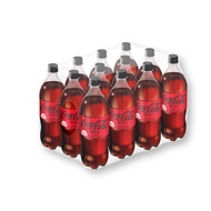 Coca Cola โค้ก น้ำอัดลม สูตรไม่มีน้ำตาล ขนาด 1.25 ลิตร แพ็ค 12 ขวด