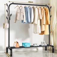 LG 150CM Stand Hanger Single Besi Kuat Rak Gantungan Baju Display Butik Stand Hanger Gawang