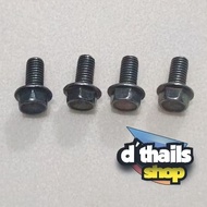 B168 iron bolt foot step front footrest Yamaha Force1 F1Z F1ZR Alfa sigma Chmap (4 pcs)