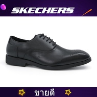 Sketchers สเก็ตเชอร์ส รองเท้าผู้ชาย Men Slip-ins USA Caswell Caplin Shoes - 2558778-BBK Memory Foam