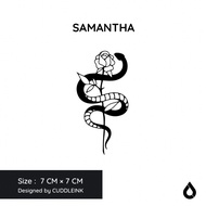 "Samantha" CUDDLEINK Matte Ink Tattoo