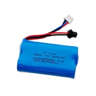 7.4V 18650Lithium Battery3000mahRemote Control Car Speedboat Model Electric Toy Lithium Battery Pack