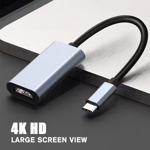 Type C to HDMI-compatible Cable USB C to HDMI Converter 4K 60Hz USB 3.1 HDTV Cable Adapter for MacBo