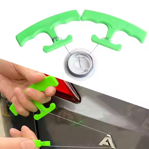 Car Emblem Remover Useful Ergonomic Portable Logo Remover Kit Green Sticker Remover Tool Labor-Savin