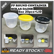 *READYSTOCK* Disposable Plastic (PP) Sauce Cup with Lid/ Mini Cup/ Round Food Container with Lid /Cu