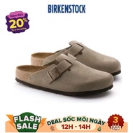 [ GENUINE ] CLOG BIRKENSTOCK SHOES BOSTON SOFT FOOTBED ‘TAUPE’ 0560771