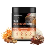 10 in 1 Mushroom Coffee | Premium Arabica Instant Coffee with Lion’s Mane, Reishi, Turkey Tail & Mor