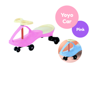 Iskiddo Kids Yoyo Car Plasma Swing Car Rotate Twist Car Outdoor Pastel Baby Car Kereta Yoyo Budak