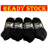 A-93 Men socks women socks black sock Shoesing lelaki stocking hitam Socks Reading Socks All black S