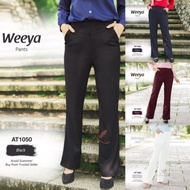 Weeya Bootcut Pants With Pocket (XS-6XL) AT1050 | Seluar Panjang | Women Pants [AK-P]