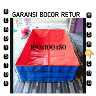 100x100x50 a3 Korean fish pond tarpaulin 100cm x 100cm 50ccm fish pond tarpaulin