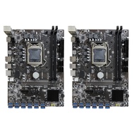 【LB0P】-2X BTC-B250C Mining Motherboard 12 USB3.0 to PCI-E Graphics Card Slot LGA1151 2XDDR4 16GB DIMM RAM SATA 3.0 Motherboard