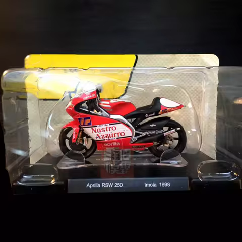 Diecast 1:18 Scale RSW250 Imola 1998 1999 Alloy Motorcycle Model Classic Adult Collection Static Dis