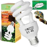 UVB Reptile Light 5.0: 15W Tropical & Subtropical UVA UVB Reptile Light Bulb, UVB Light for Reptiles