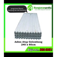 AA4 BP - Asbes atap gelombang 240 x 80 cm